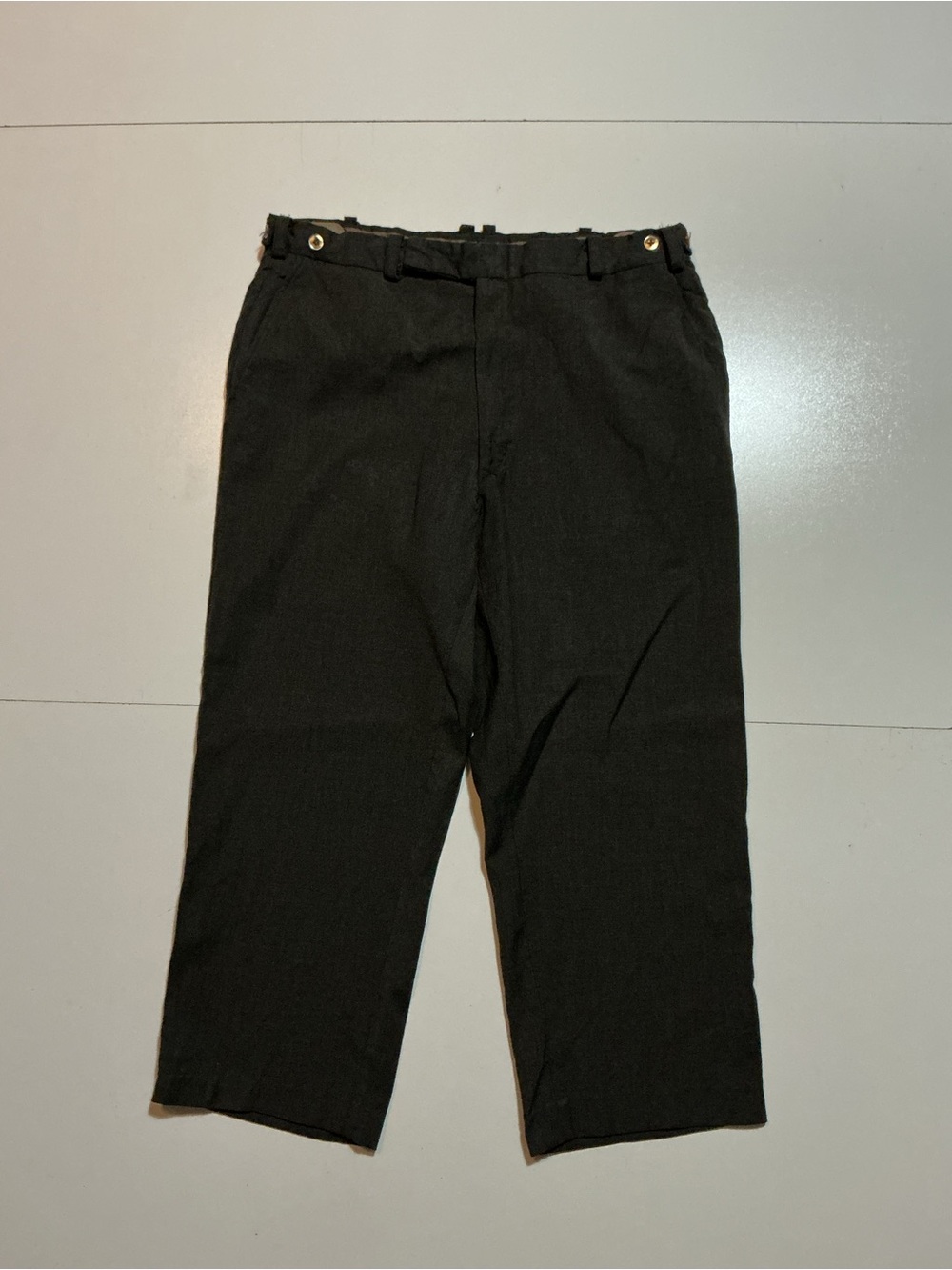 Vintage 60s Life O' Ease Sportswear Wool Deluxe Range Talon Zip Dress Pants